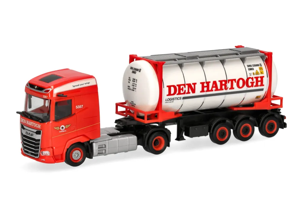 [HER 320344] Herpa : Truck DAF XG swapcontainer semi-trailer Den Hartogh (NL) [1/87 - HO]
