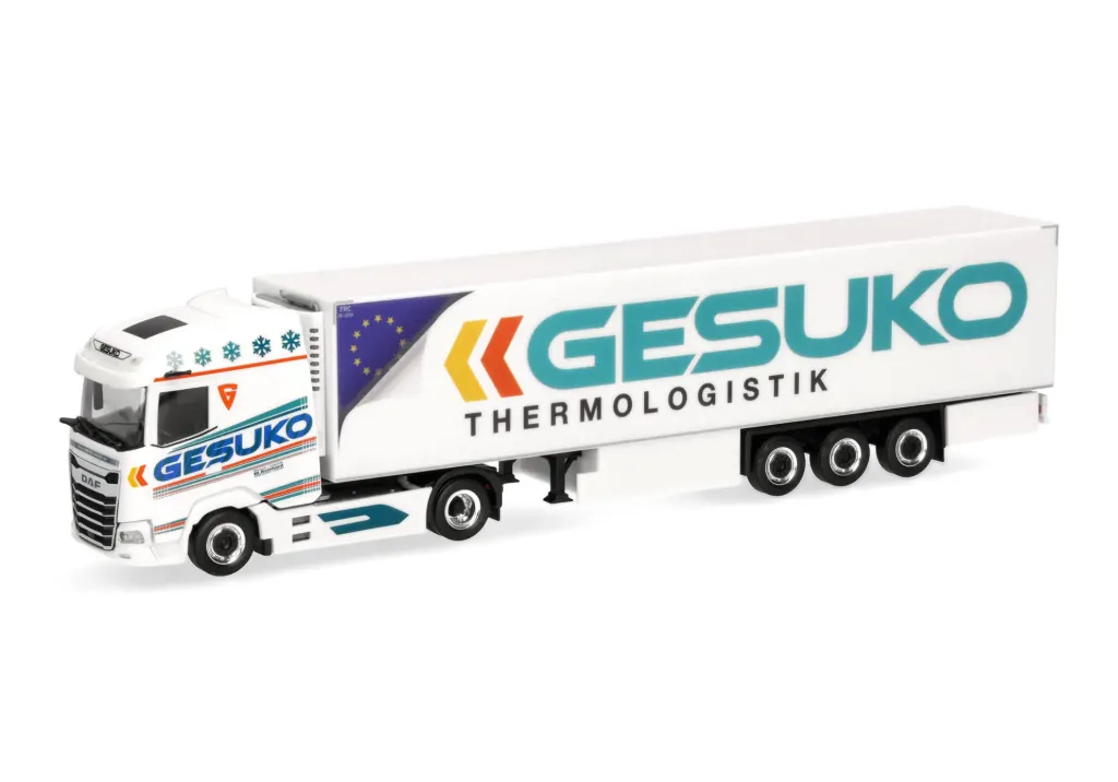 Herpa : Vrachtwagen DAF XG koeloplegger GESUKO [1/87 - HO]