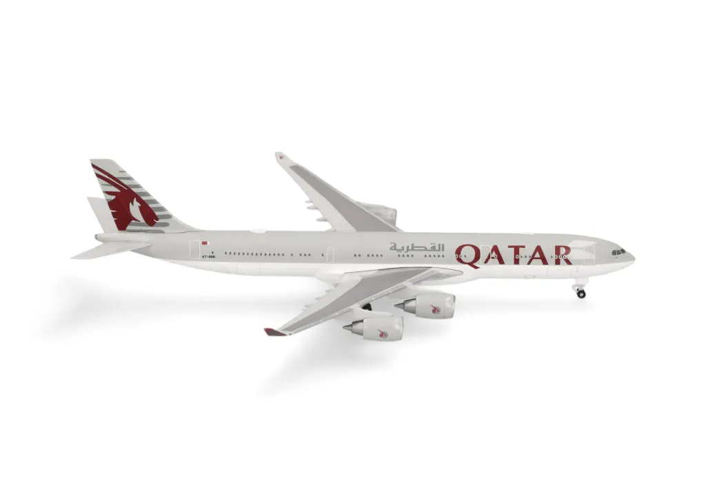 [HER 538923] Herpa : Airbus A340-500 │ Qatar Amiri Flight [1/500]