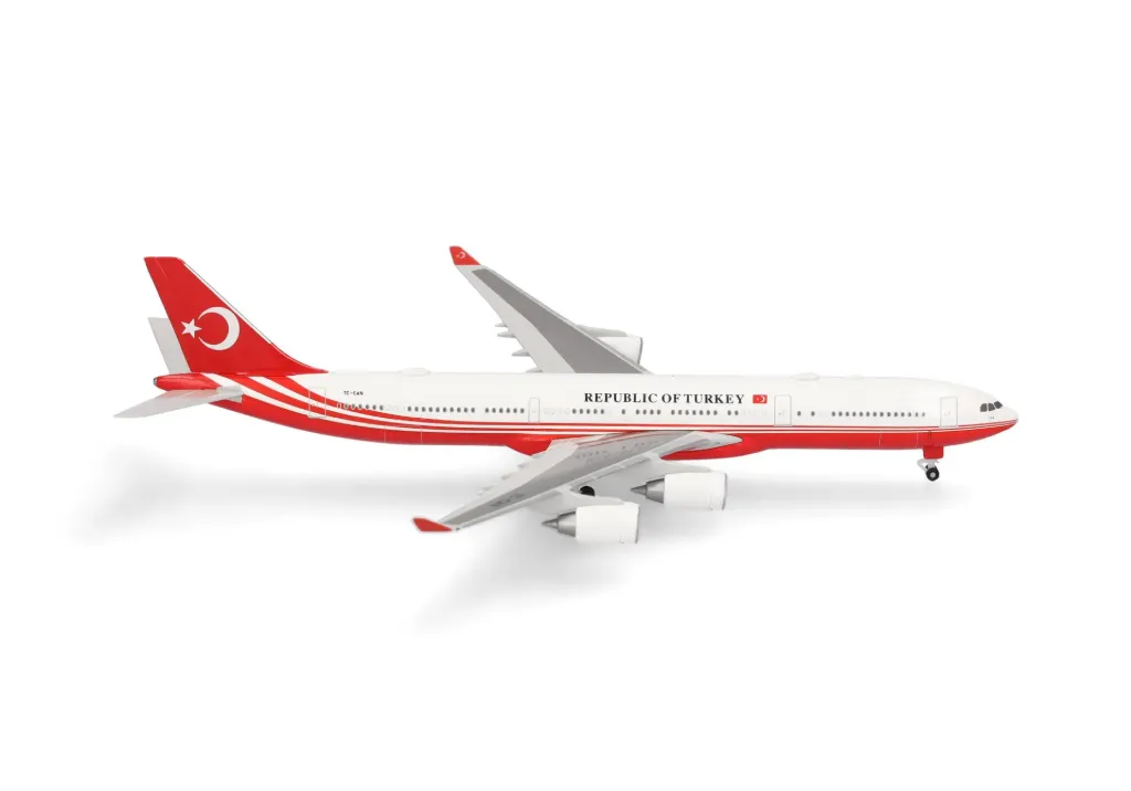 [HER 538930] Herpa : Airbus A340-500 │ Turkey Government [1/500]