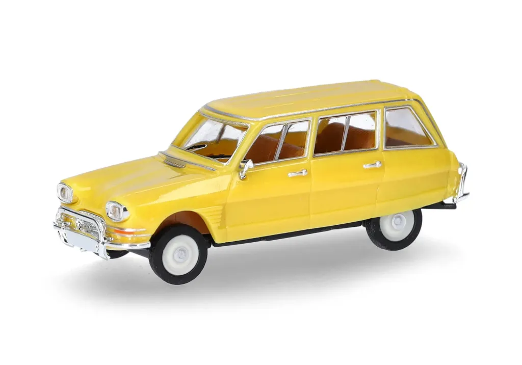 Herpa : Citroën AMI 6 Break, jaune [1/87 - HO]