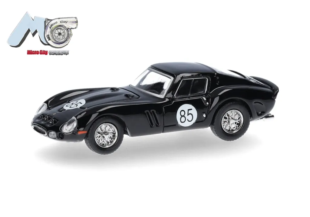 MicroCity : Ferrari 250 GTO #85, noir [1/87 - HO]