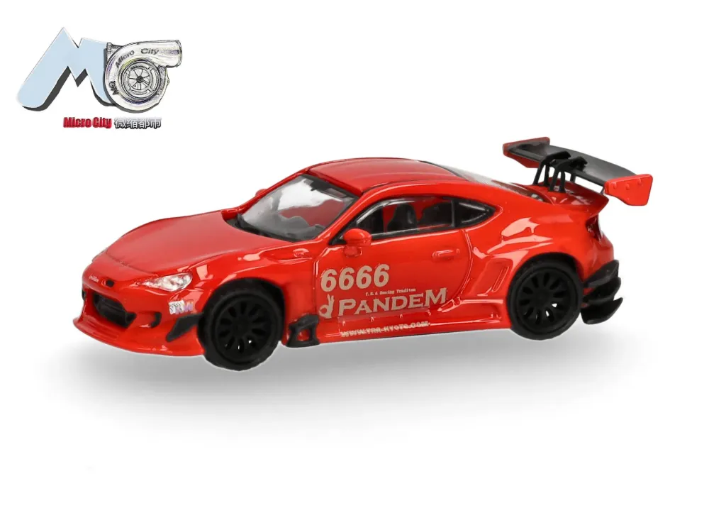 [MTY 87MC000074] MicroCity : Toyota GT86, rouge [1/87 - HO]