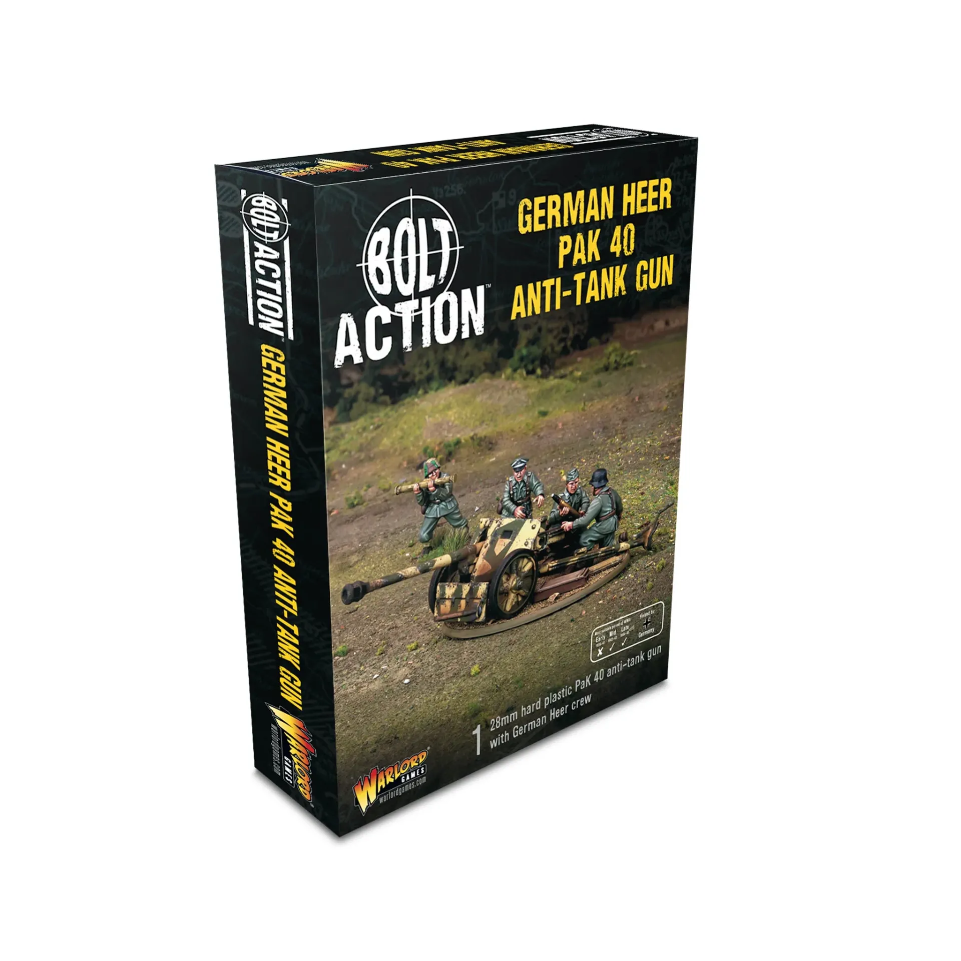 Bolt Action : German Pak 40 Anti-Tank Gun │ Mid - Late