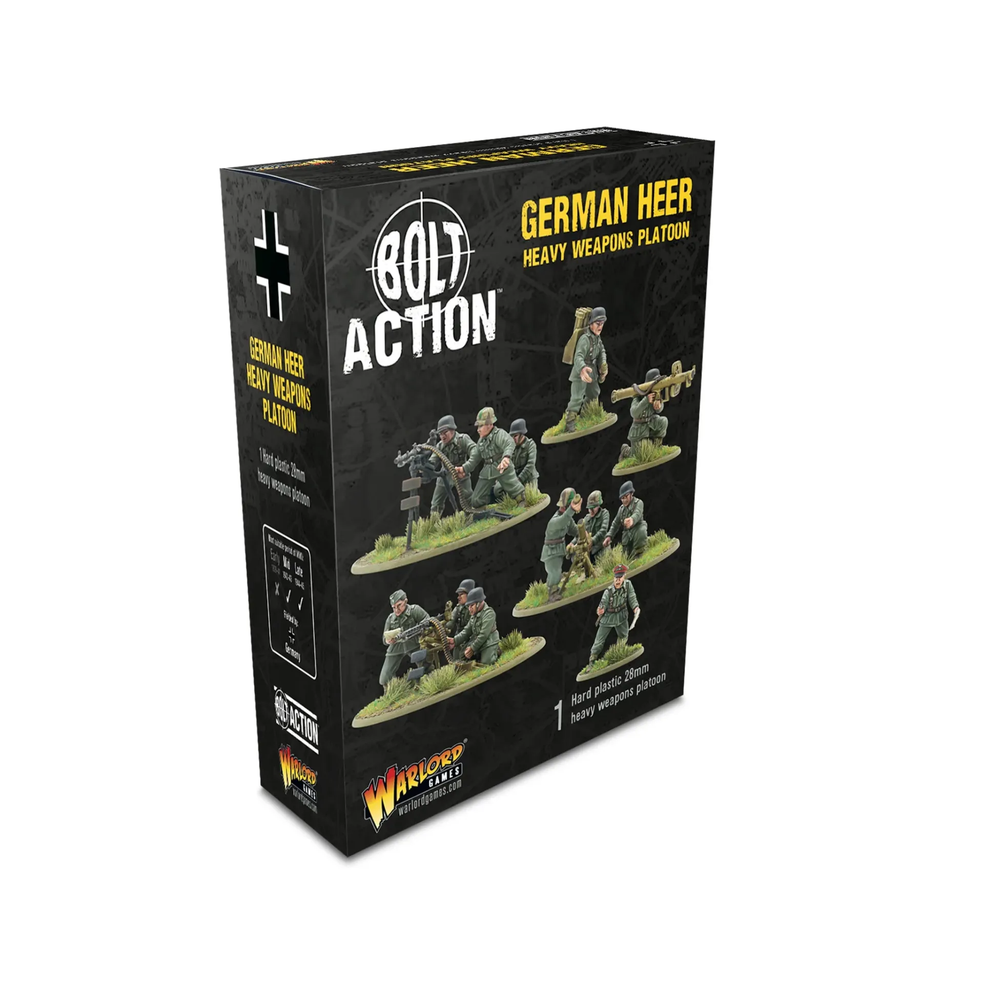 [WLG 402012058] Bolt Action : German Heer Heavy Weapons Platoon │ Mid - Late