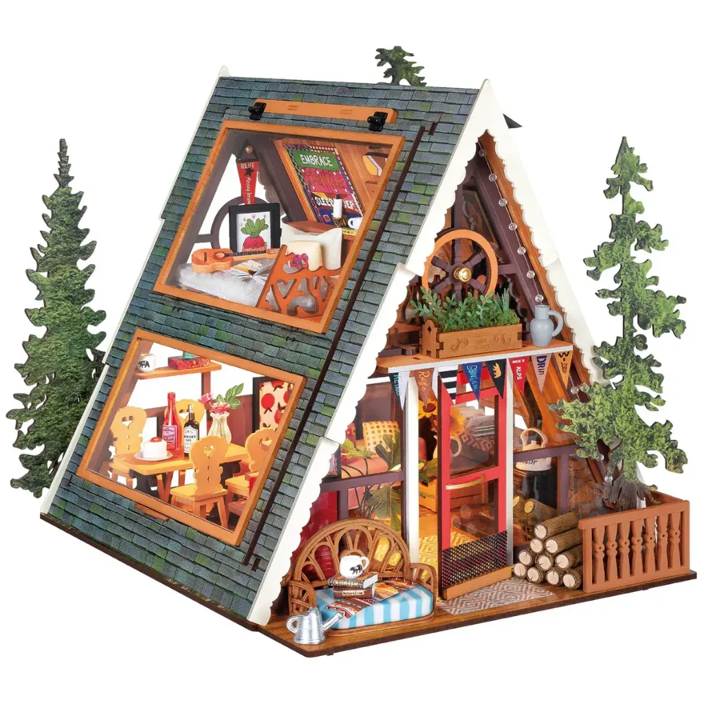 [RLF DG181] RoliIfe : A-frame Cabin DIY Miniature House