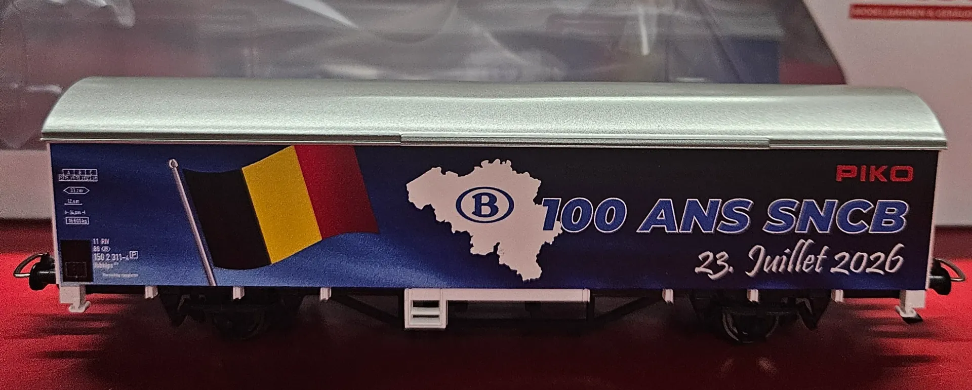 Piko : Wagon 100ans de la SNCB 23 Juillet 2026 - DC SNCB Epoque VI