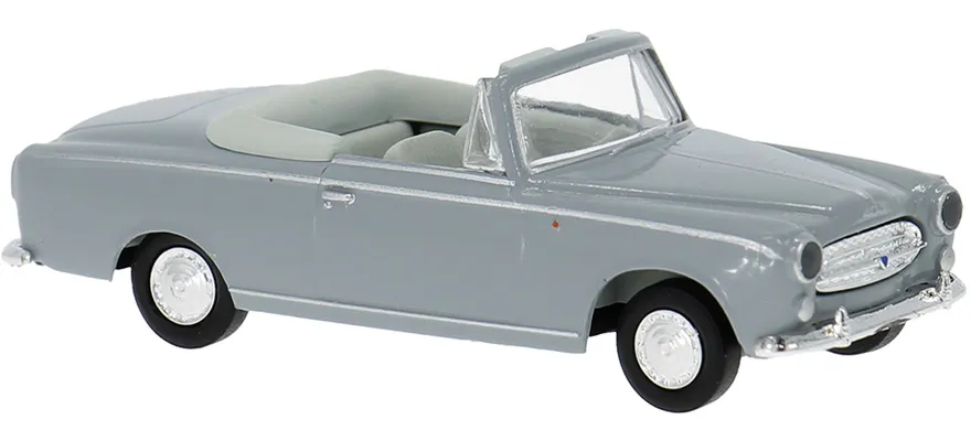 Brekina : Peugeot 403 Cabrio grise (1/87)