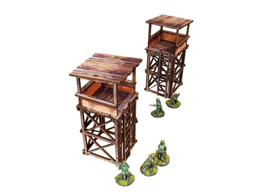 MicroArt Studio : Pre-Painted WW2 Pacific Guard Tower