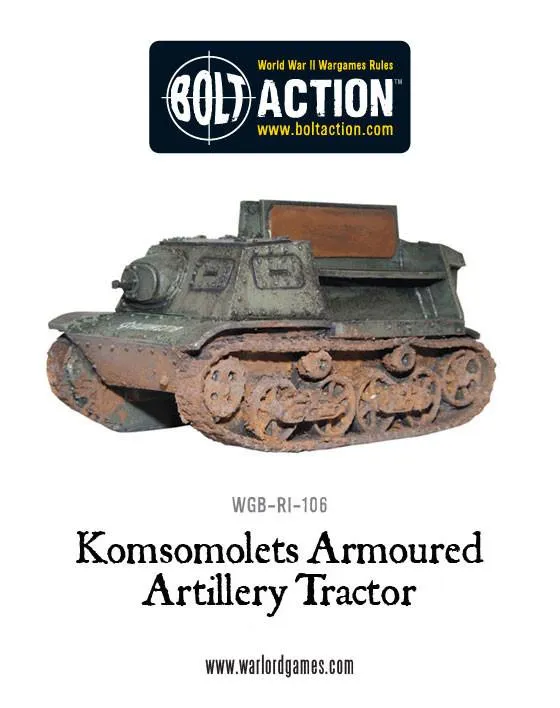 [WLG WGB-RI-106] Bolt Action : Komsomolet Armoured Artillery Tractor