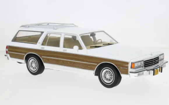 [MODC MCG18475] Modelcar :  Chevrolet Caprice Estate Wagon weiss/Dekor 1985 (1/18)