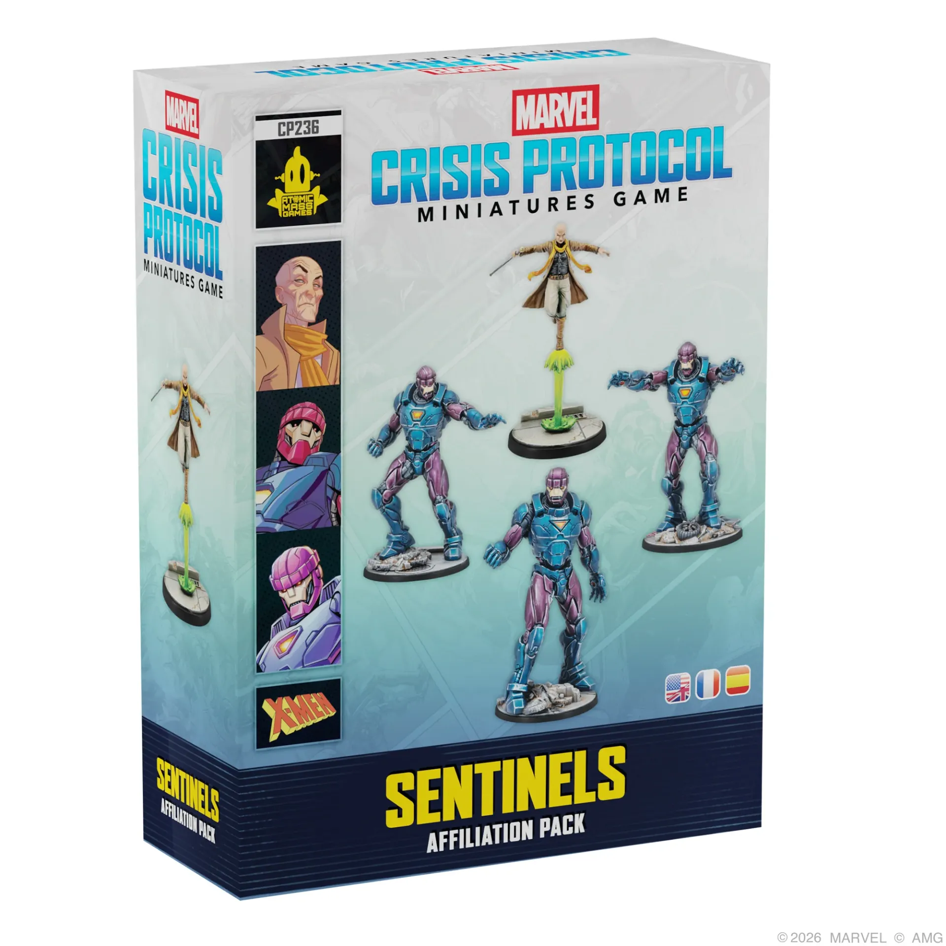 Marvel Crisis Protocol : Sentinels [FR/ENG/ESP] │ Affiliation Pack