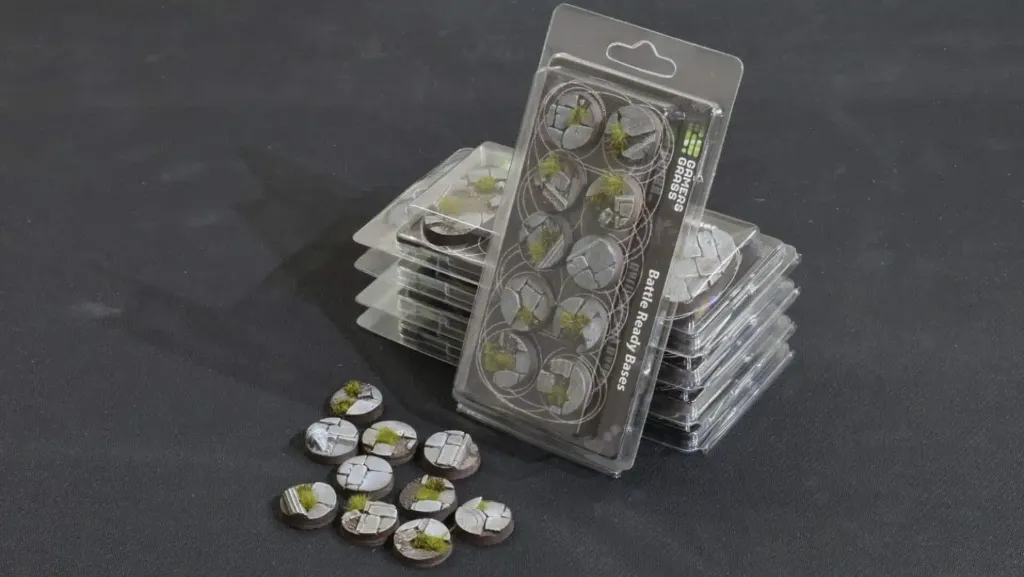 [GAG GGB-TR25] Gamers Grass : Socle Ronds 25mm Battle-Ready "Temple" (8pcs)