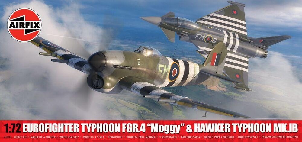 [AIR A40001] Twin Pack - Eurofighter Typhoon FGR.4 (FMOG) + Hawker Typhoon Mk.Ib