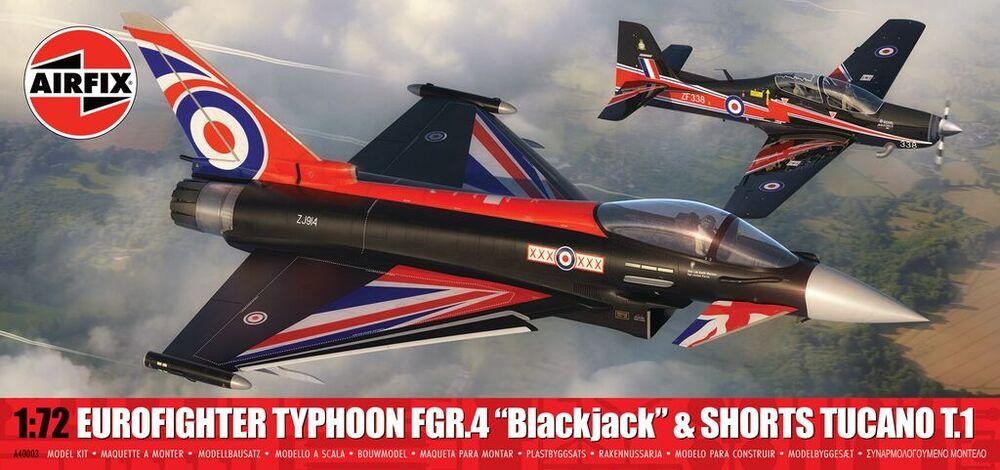Airfix : Eurofighter Typhoon FGR.4 (Blackjack) + Shorts Tucano T.1 (/172)