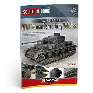 [MIG 6607] MIG Solution Book WWII PAnzer German Grey Behicles