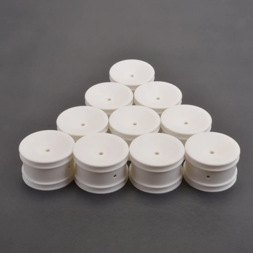 [SCR U7469] Schumacher Racing : Jante blanche pleine 1/10 4WD Arrière (10pcs)