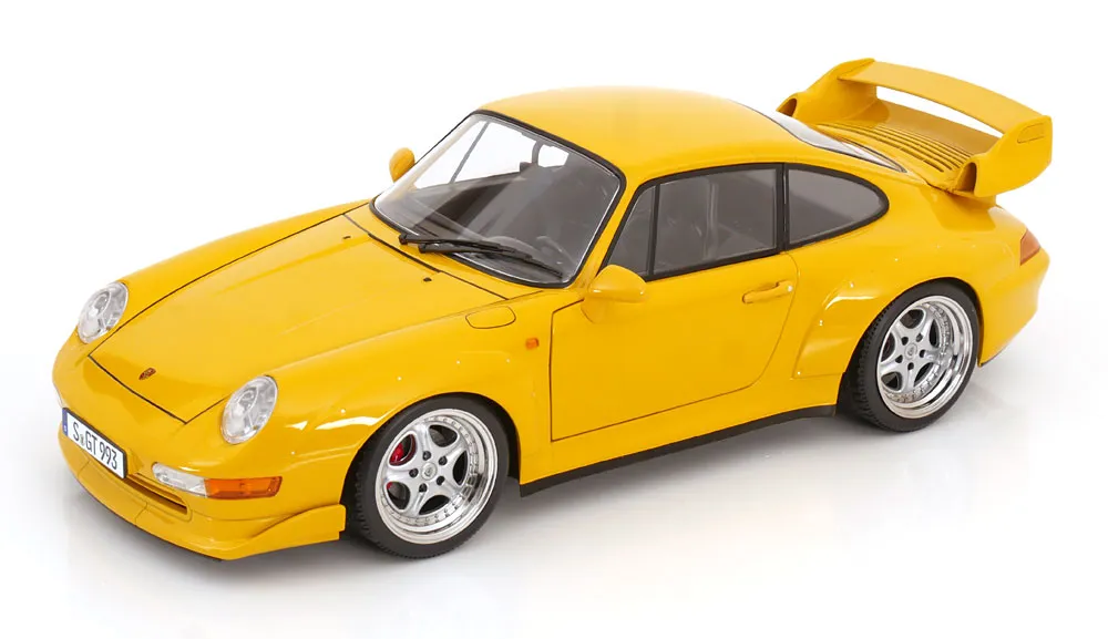 KK-Scale: Porsche 911 (993) GT2 Jaune Kantes Speedline 1996 (1/18)