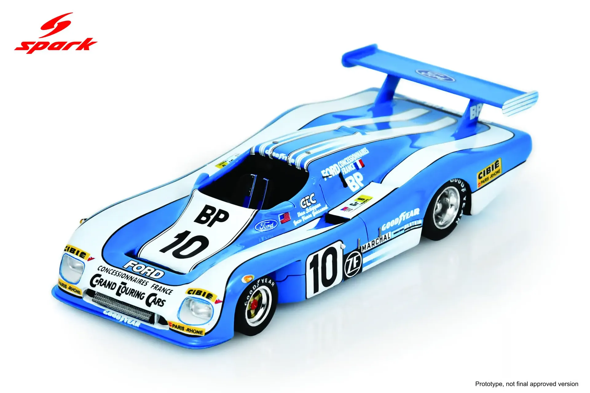 Spark : Mirage M10 No.10 Le Mans 24H 1979 JP Jaussaud - D. Hobbs - V Schuppan (1/43)