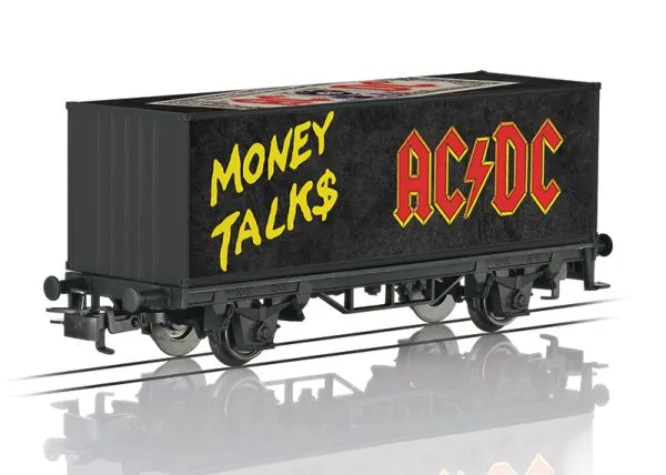 Marklin : Wagon Porte Conteneur Money Talks AC/DC