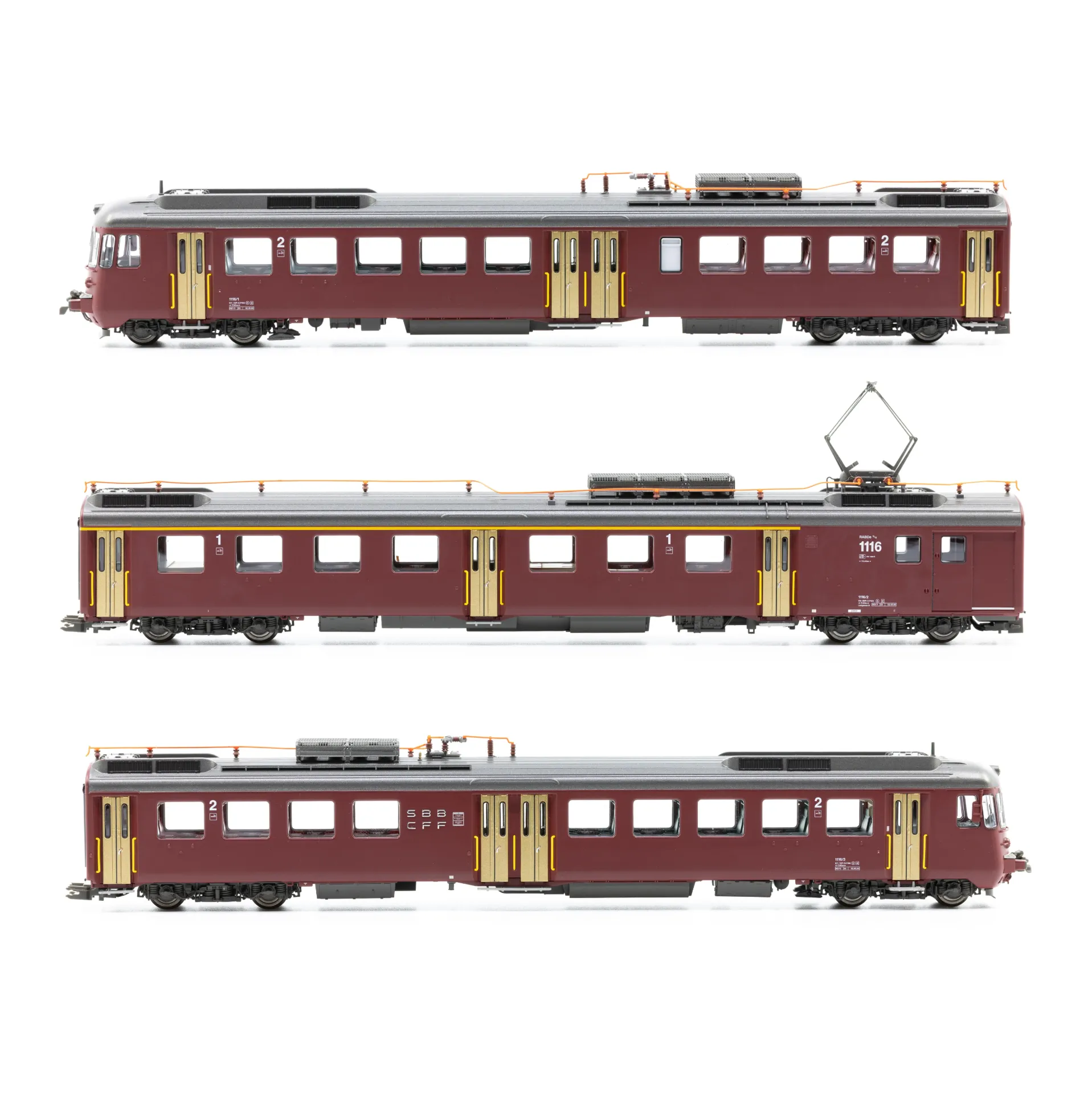 Piko : Rame électrique RABDe 12/12 1116 SBB DCC Sound Epoque IV (1/87)