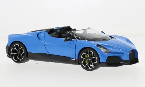Welly : Bugatti W16 Mistral Cabrio Bleu (1/24)
