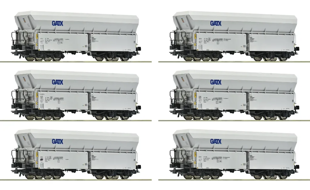 Roco : 6 Wagon Falns GATX - NS DC Epoque VI