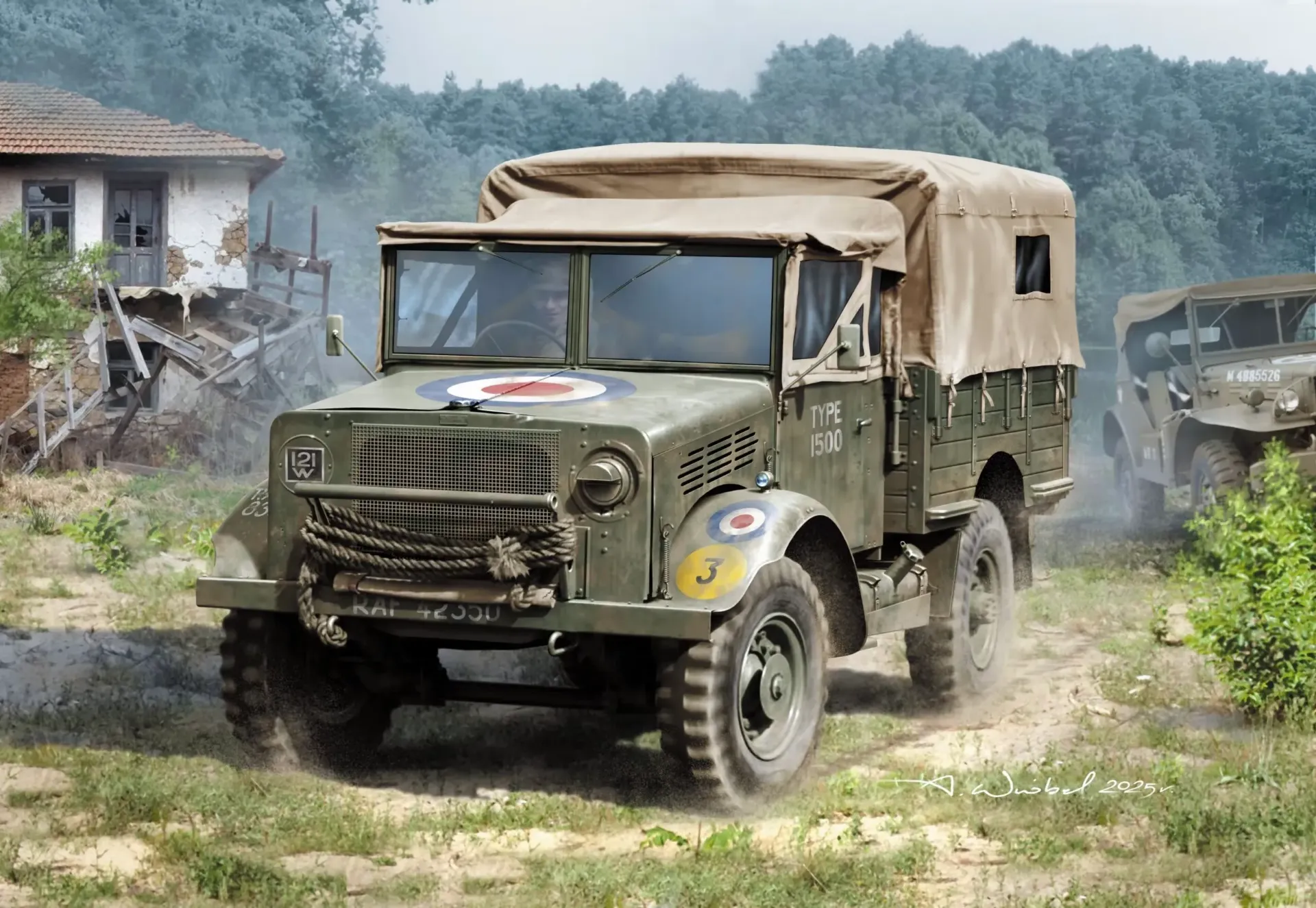 IBG : Camion Bedford MWD General Service (Closed Cab) (1/72)