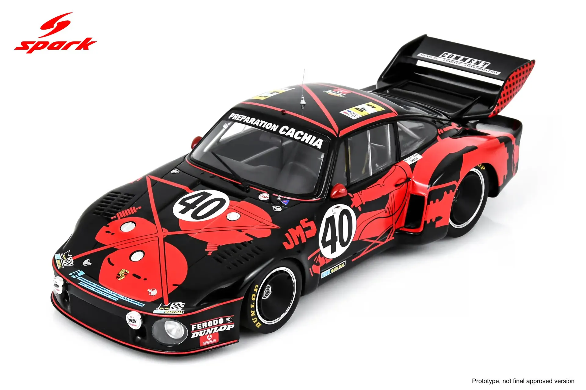 [SPK 18S619] Spark : Porsche 935 No.40 3rd Le Mans 24H 1977 C. Ballot-Lena - P. Gregg (1/18)