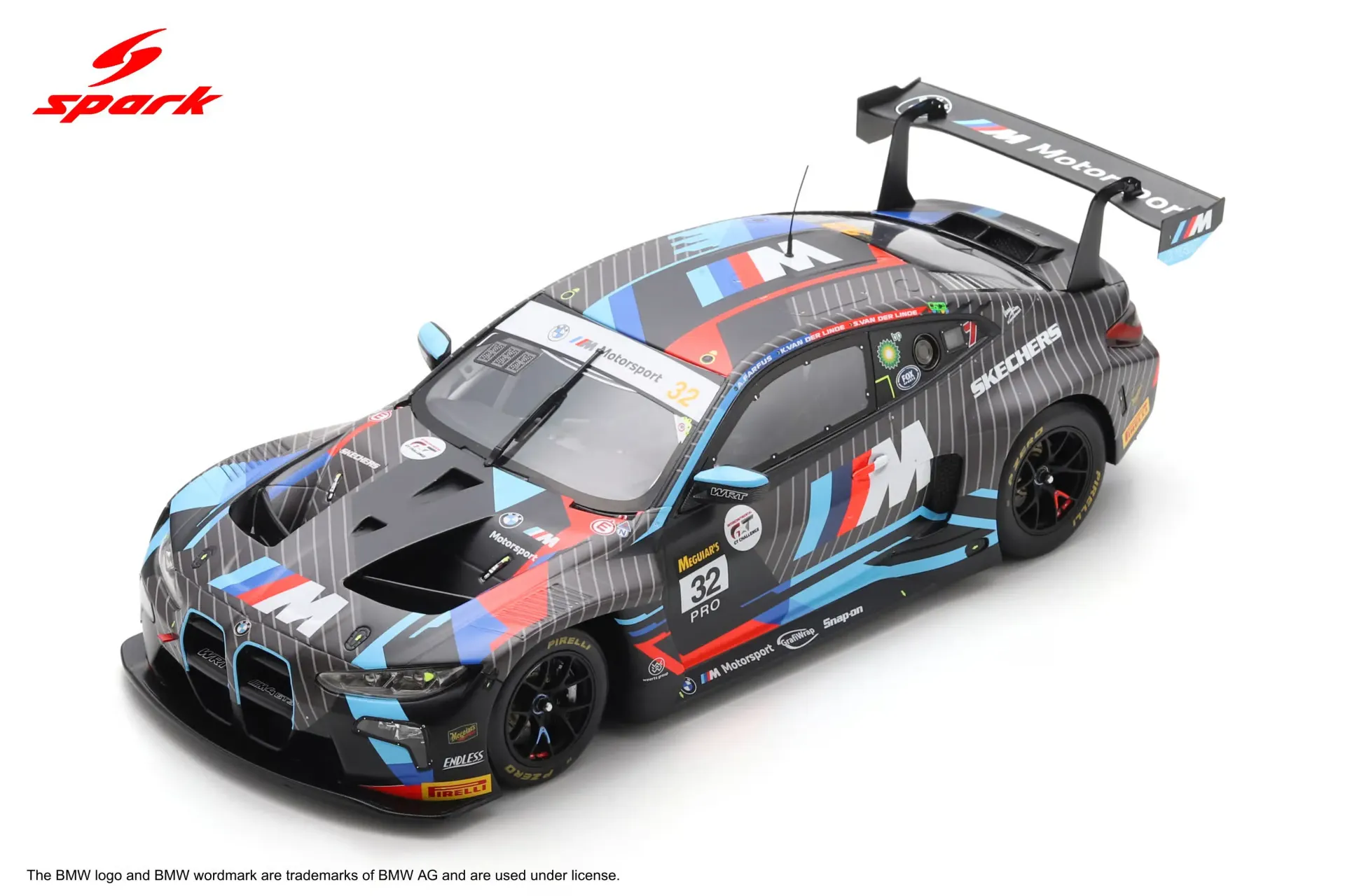 [SPK 18AS012] Spark : BMW M4 GT3 No.32 Team WRT Winner Bathurst 12H 2025 A. Farfus - S. van der Linde - K. van der Linde Limited (1/18)