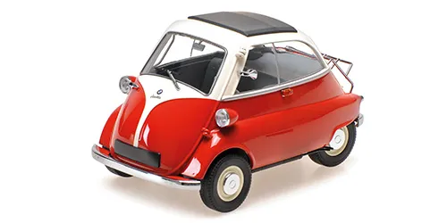 Minichamps : BMW ISetta Rouge-Blanc 1955