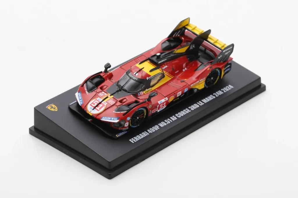 Looksmart : Ferrari 499P No.51 Ferrari AF Corse 3rd Le Mans 24H 2024 A. Pier Guidi – J. Calado – A. Giovinazzi (1/64)