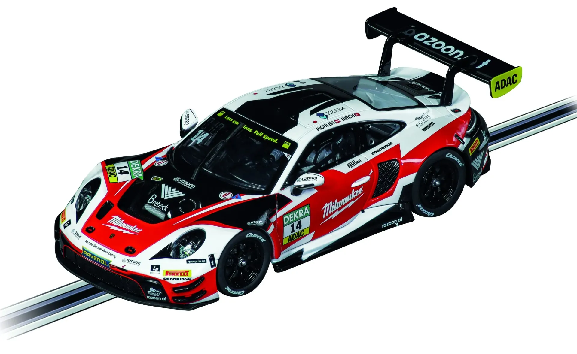 Carrera : Porsche  991 GT3R N°14 Razoon Digital 132
