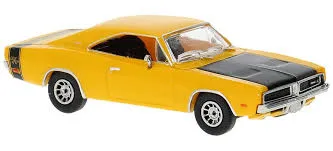 Brekina : Dodge Charger Dunkelgelb (1/87)
