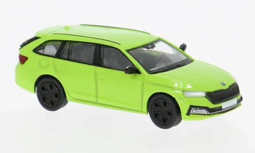 [PRU PCX870597] Premium Classix : Skoda Octavia IV Combi Vert pomme 2019 (1/87)