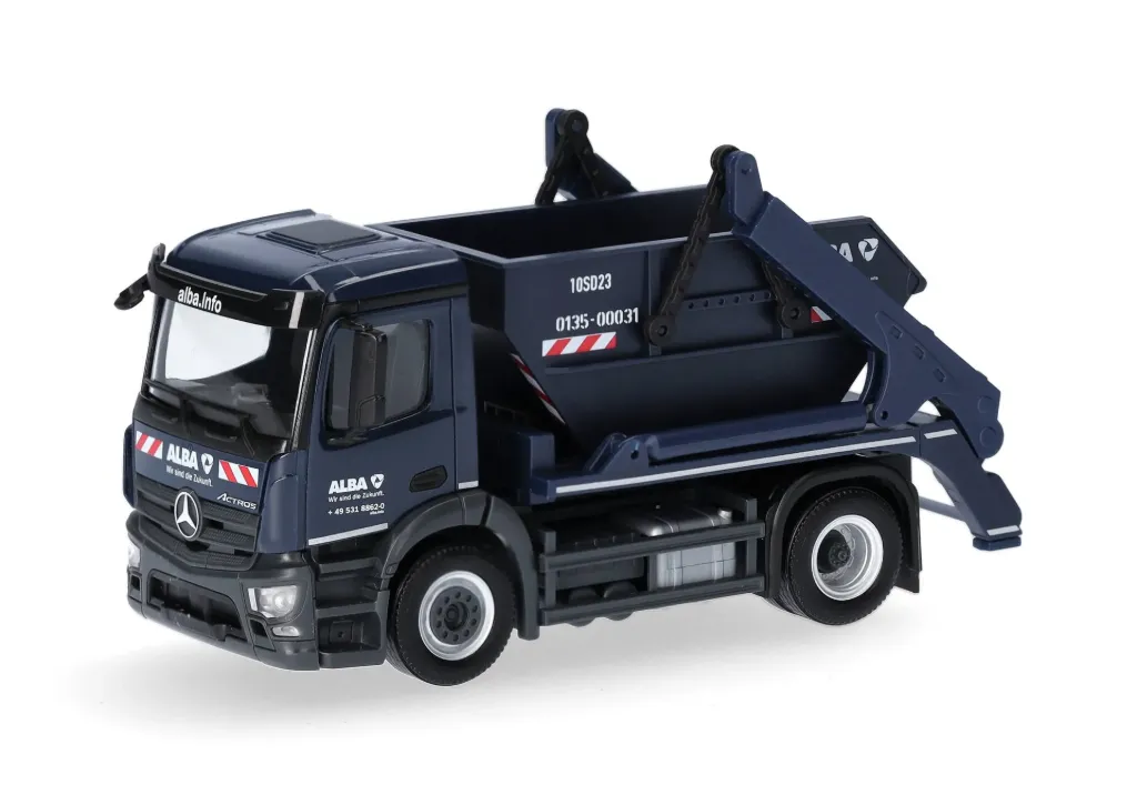 Herpa: Mercedes-Benz Actros S Absetzkipper AK12 "ALBA" (1/87)