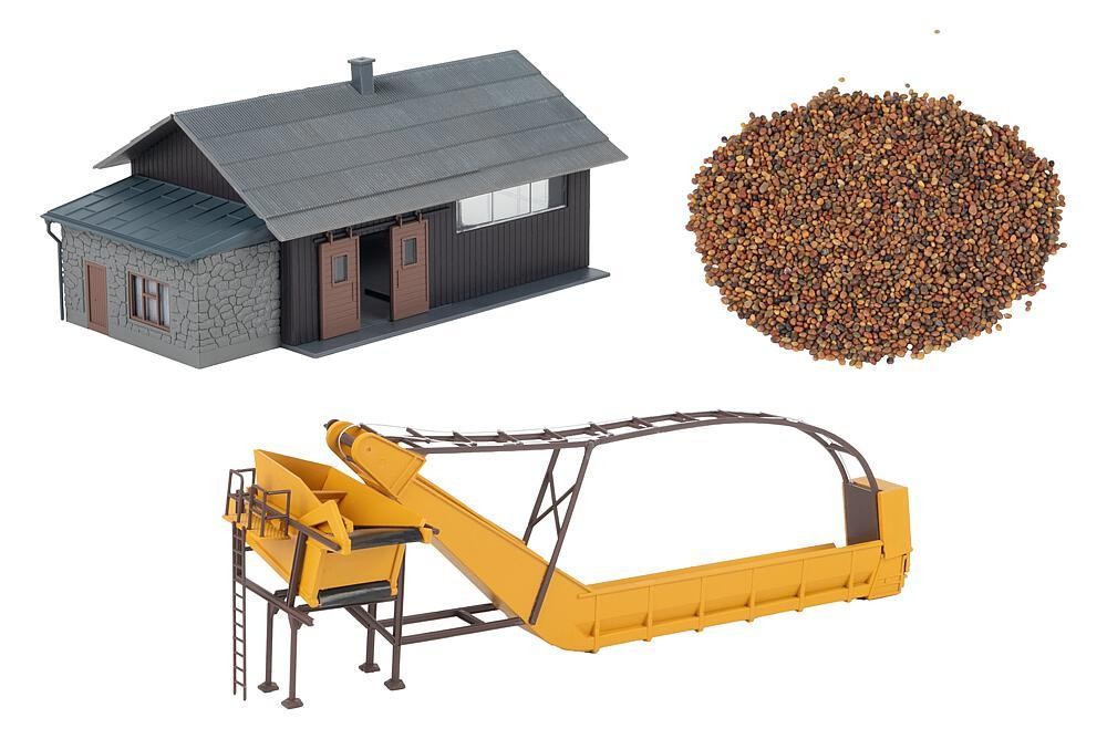 Faller : Hangar de Stockage avec tapis Roulant (1/87)