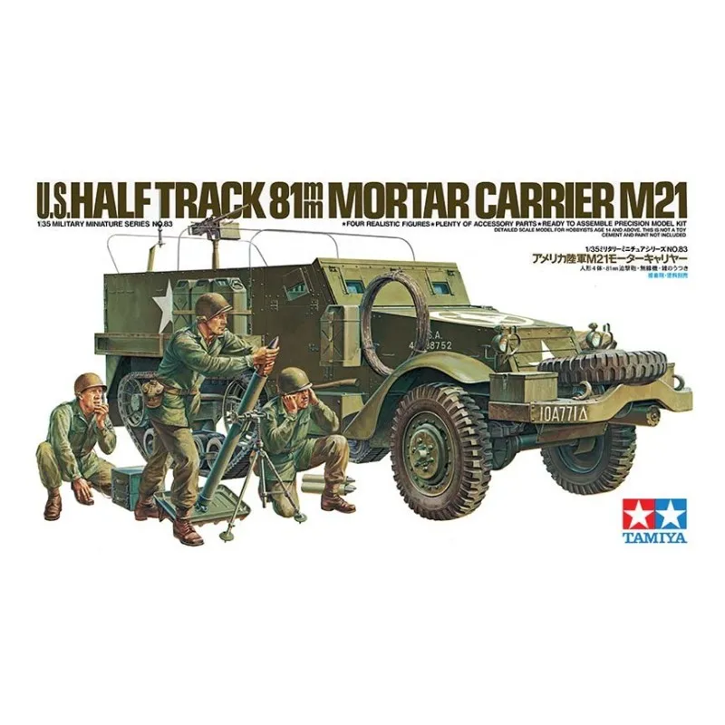 Tamiya : Maquette de Half-Track Porte-Mortier US M21 - 1/35