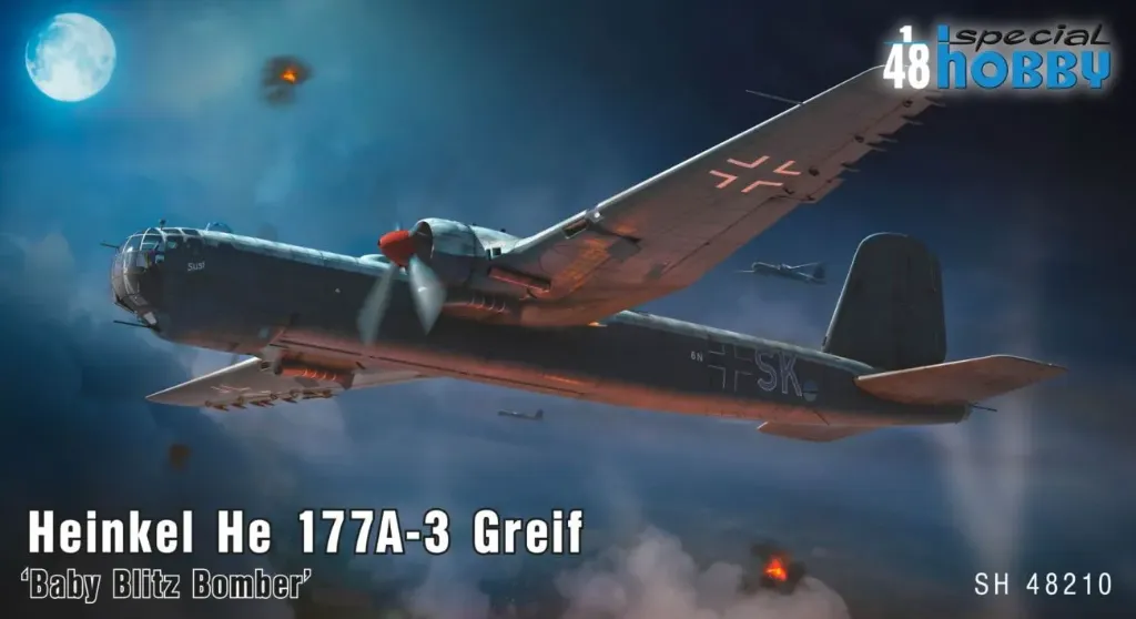 Special Hobby : Maquette Heinkel He 177A-3 Greif "Baby Blitz Bomber" - 1/48