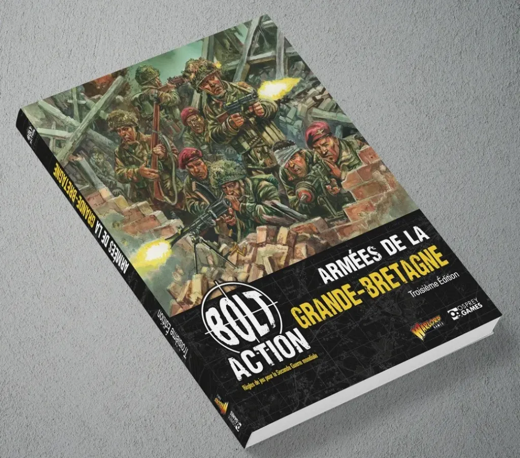 [WLG 40102001] Bolt Action : Livre d'Armée de la Grande-Bretagne V3 • Édition Française