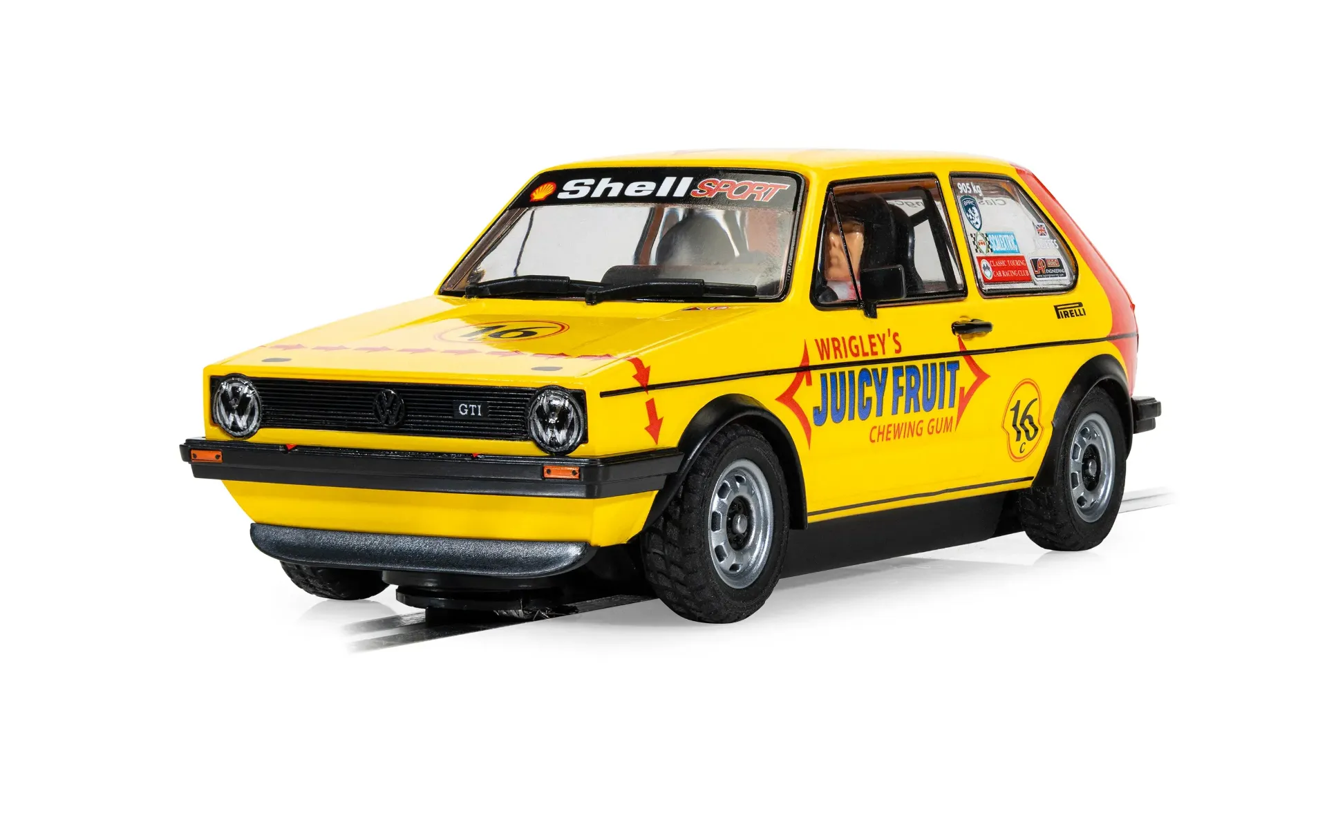 [SCA C4625] Scalextric : Volkswagen Golf MK1 - Malcolm Jeffs Racing • 1:32 Slot Car