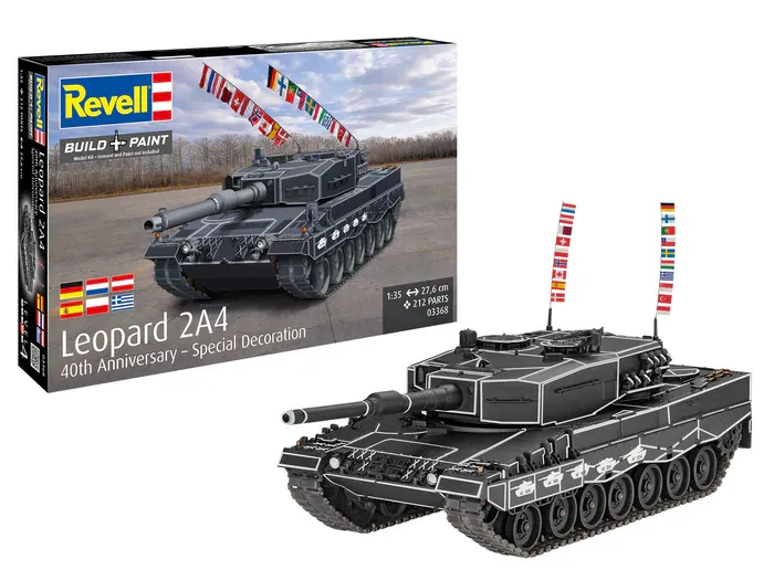 [REV 03368] Leopard 2A4 - Special Decoration 40th Anniversary