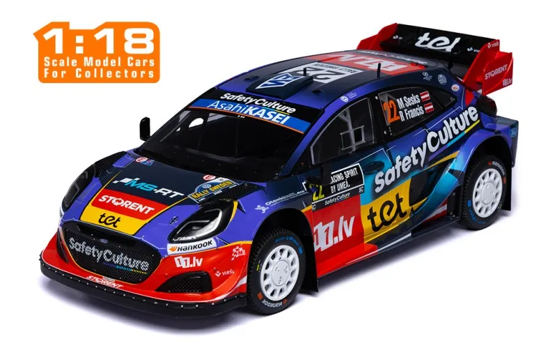 Ixomodels : Ford Puma Rally1 n°22 Razlly Suede 2025 Secks - FRancis