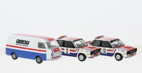 [BRE 22664] Brekina : Fiat Service Course Fiat 131 et cammionette (1/87)