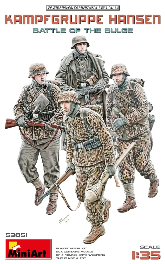 [MNT 53051] MiniArt : Kampfgruppe Hansen • Battle of the Bulge (Ardennes 1944) • Échelle 1/35 │ Réf. 53051