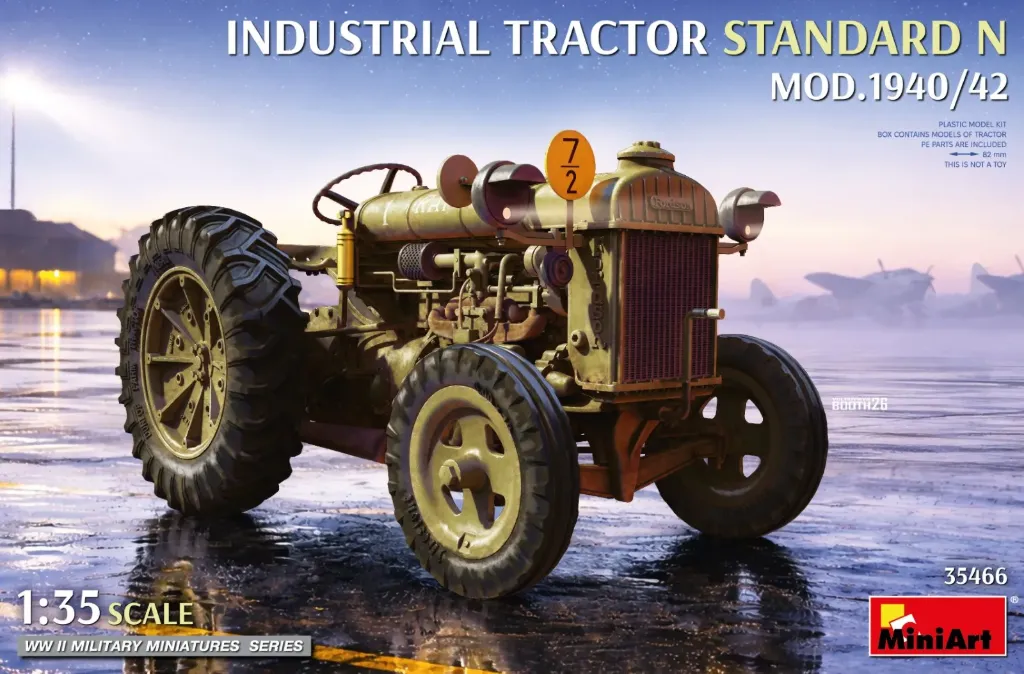[MNT 35466] MiniArt: Standard N Industrial Tractor Mod. 1940/42 Modelbouw 1/35 │ Ref. 35466