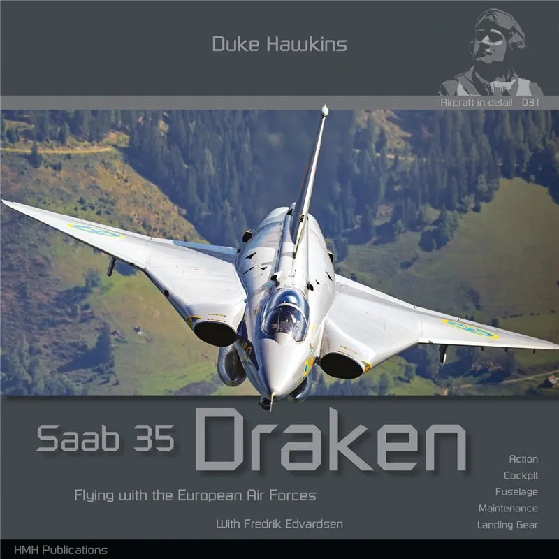 [HMH DH-031] HMH Publications: Duke Hawkins Saab 35 Draken Vliegtuig Boek │ Ref. DH-031