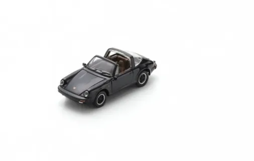 [SCU 87U00058] Schuco : PORSCHE 911 Carrera 3.2 Targa 1988 Noir (1/87)