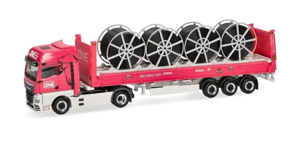 Herpa : Man eTGX Oplegger One (1/87)
