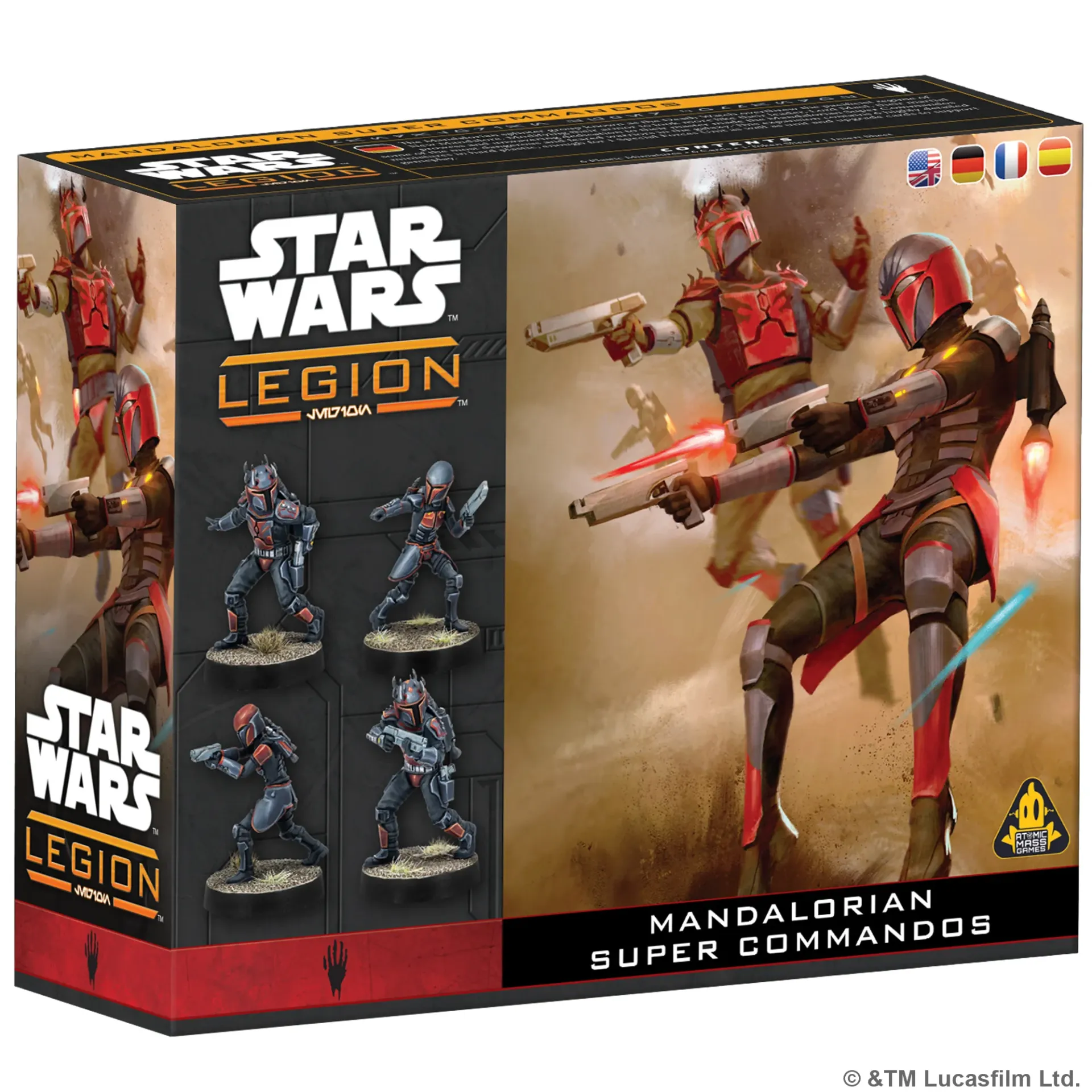 [AMG SWQ69] Star Wars Legion : Super Commandos Mandaloriens - Réédition │ Ref. SWL92